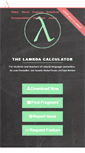 Mobile Screenshot of lambdacalculator.com